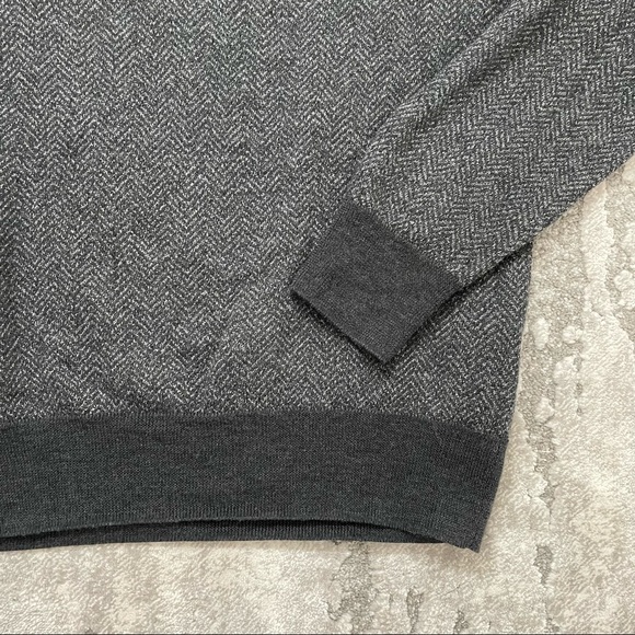 Bonobos Gray Quarter Zip, large - Picture 3 of 4